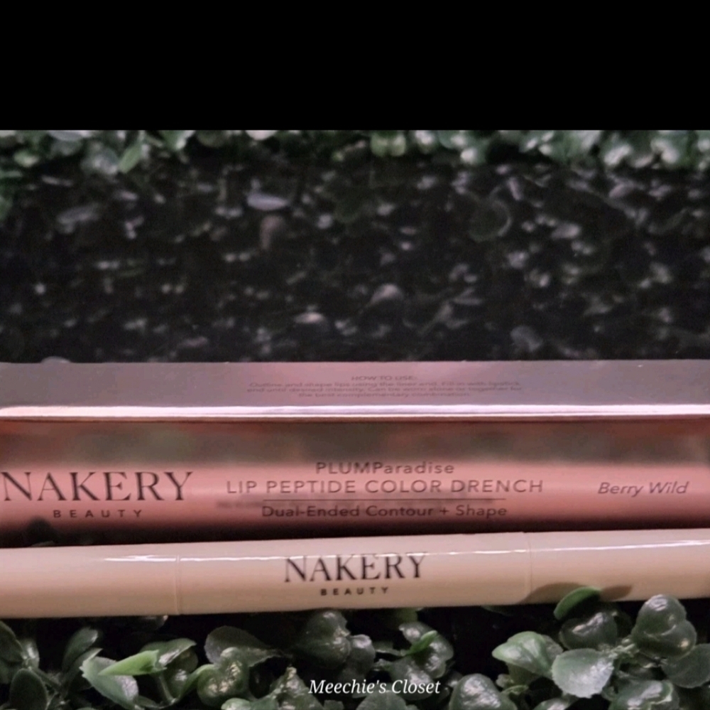 Nakery Beauty PLUMParadise Lip Peptide Color Drench Berry Wild NIB